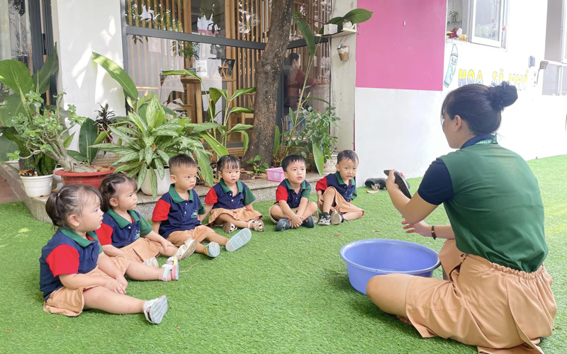 Hoạt động trải nghiệm của trẻ tại Ngôi Sao Toàn Cầu